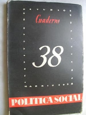 CUADERNOS DE POLÍTICA SOCIAL. Nº 38