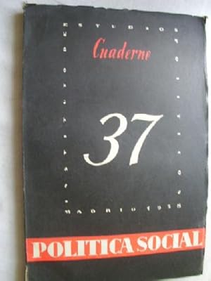 CUADERNOS DE POLÍTICA SOCIAL. Nº 37