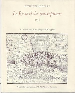 Seller image for LE RECUEIL DES INSCRIPTIONS 1558 for sale by Columbia Books, ABAA/ILAB, MWABA