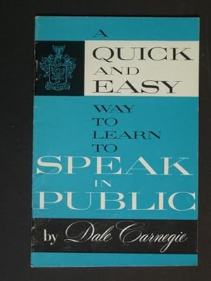 A Quick and Easy Way to Learn to Speak in Public