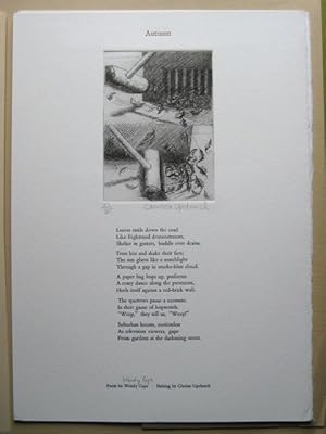 Spring Offensive: [portfolio of five broadside poems by Wendy Cope, Christopher Hope, Jeremy Hook...