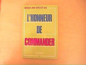 Immagine del venditore per L'HONNEUR DE COMMANDER venduto da Le temps retrouv