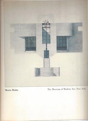 Seller image for Mario Botta - The Museum of Modern Art, New York November 20, 1986 - February 10, 1987 - Inscribed by Mario Botta for sale by ART...on paper - 20th Century Art Books