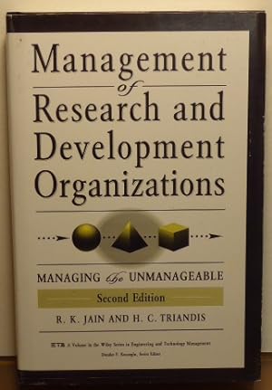Imagen del vendedor de Management of Research and Development Organizations: Managing the Unmanageable. Second Edition [SIGNED] a la venta por RON RAMSWICK BOOKS, IOBA