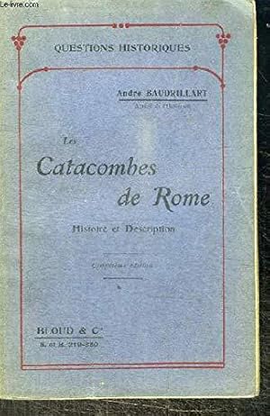 Immagine del venditore per Les catacombes de Rome venduto da JLG_livres anciens et modernes