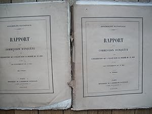 RAPPORT de la COMMISSION d'Enquête sur l'INSURRECTION qui a éclaté dans le Journée du 23 Juin et ...