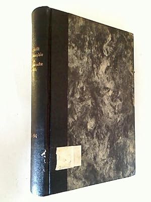 Zeitschrift für Philosophie und philosophische Kritik. - Neue Folge 93./94. Bd. / 1888.