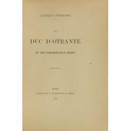 Bild des Verkufers fr Le duc d'Otrante et son portefeuille inedit zum Verkauf von Libreria Antiquaria Giulio Cesare di Daniele Corradi