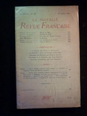 Nrf N°330 de la 29ème année