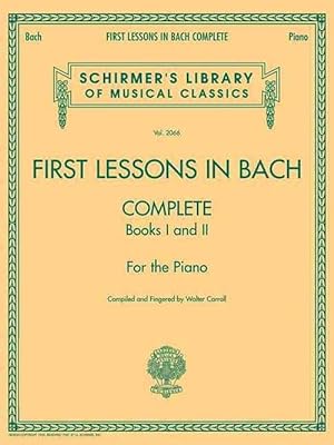 Seller image for First Lessons In Bach 1 & 2 Complete (Paperback) for sale by Grand Eagle Retail
