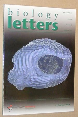 Bild des Verkufers fr Biology Letters, volume 4 number 1 zum Verkauf von Nigel Smith Books