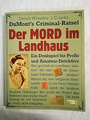 Seller image for DUMONT'S CRIMINAL-RTSEL DER MORD IM LANDHAUS for sale by Gibbon Libreria