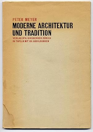 Bild des Verkufers fr Moderne Architektur und Tradition. zum Verkauf von Daniel Thierstein