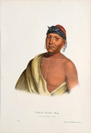 Bild des Verkufers fr Peah-Mus-Ka, a Musquakee chief. zum Verkauf von Peter Harrington.  ABA/ ILAB.