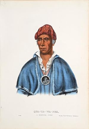 Image du vendeur pour Qua-Ta-Wa-Pea, a Shawone chief. mis en vente par Peter Harrington.  ABA/ ILAB.