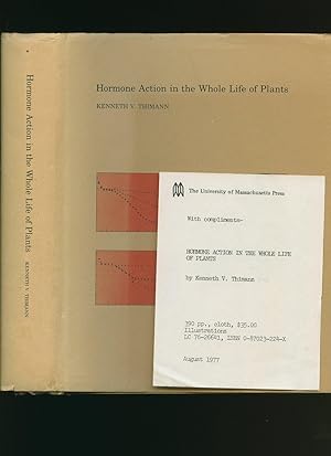 Immagine del venditore per Hormone Action in the Whole Life of Plants venduto da Little Stour Books PBFA Member