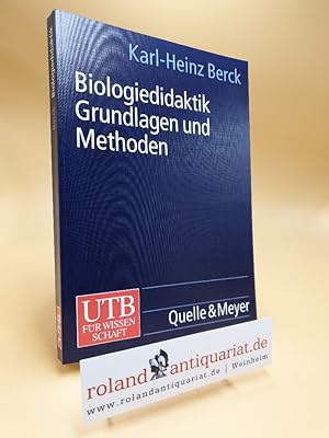 Bild des Verkufers fr Biologiedidaktik : Grundlagen und Methoden. UTB ; 8175 zum Verkauf von Roland Antiquariat UG haftungsbeschrnkt