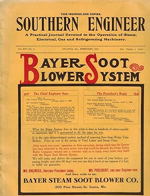 SOUTHERN ENGINEER: A PRACTICAL JOURNAL DEVOTED TO THE OPERATION OF STEAM, ELECTRICAL, GAS AND REF...