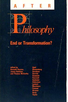 Seller image for After Philosophy: End or Ransformation? for sale by Bookfeathers, LLC