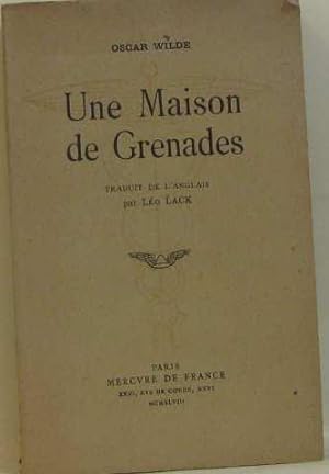 Seller image for Une maison de grenades for sale by crealivres