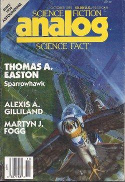 Bild des Verkufers fr ANALOG Science Fiction/ Science Fact: October, Oct. 1989 ("Sparrowhawk") zum Verkauf von Books from the Crypt