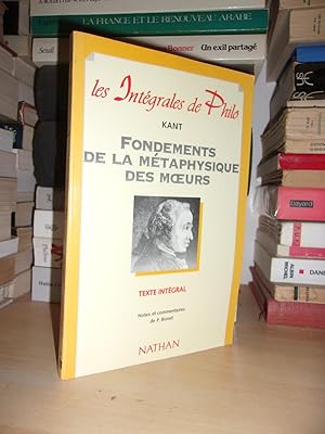 Image du vendeur pour FONDEMENTS DE LA METAPHYSIQUE DES MOEURS mis en vente par Planet's books