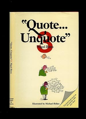 Seller image for Quote Unquote for sale by Little Stour Books PBFA Member