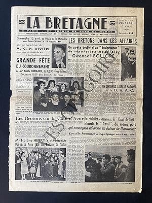 LA BRETAGNE-N°649-10 AVRIL 1959