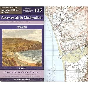 Bild des Verkufers fr ABERYSTWYTH & MACHYNLLETH, including Aberdyfi, Borth, Devil's Bridge and Tywyn. (Cassini Popular Series Historical Map POP 135. 1921-1923). Matching ORDNANCE SURVEY LANDRANGER No. 135. 1:50,000. zum Verkauf von Coch-y-Bonddu Books Ltd