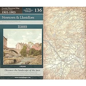 Bild des Verkufers fr NEWTOWN & LLANIDLOES, including Llangurig and Rhayader. (Cassini Revised New Series Historical Map RNC 136. 1902-1903). Matching ORDNANCE SURVEY LANDRANGER No. 136. 1:50,000. zum Verkauf von Coch-y-Bonddu Books Ltd