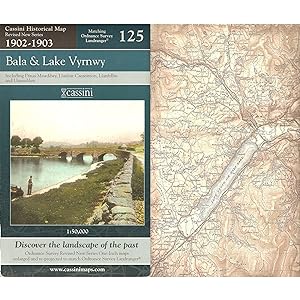 Bild des Verkufers fr BALA & LAKE VYRNWY, including Llanfair Caereinion, Llanfyllin and Llangynog. (Cassini Revised New Series Historical Map RNC 125. 1902-1903). Matching ORDNANCE SURVEY LANDRANGER No. 125. 1:50,000. zum Verkauf von Coch-y-Bonddu Books Ltd