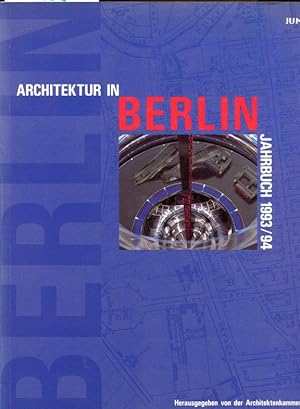 Bild des Verkufers fr Architektur in Berlin. Jahrbuch 1993/94. zum Verkauf von Antiquariat am Flughafen