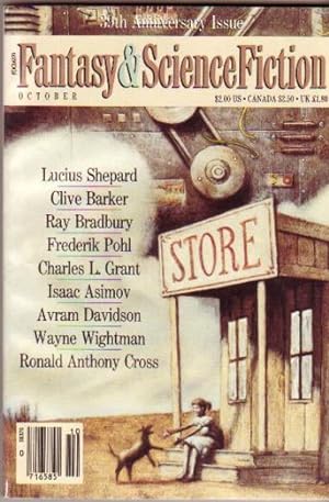 Seller image for The Magazine of Fantasy and Science Fiction October 1988, How Spoilers Bleed, A Wooden Tiger, Lafayette Farewell, City Boy, While You're Up, Rat Run,The Country Store, The Star War, for sale by Nessa Books
