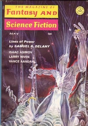 Seller image for The Magazine of Fantasy and Science Fiction May 1968, Dry Run, Beyond the Game, Gifts from the Universe, The Wiis, A Quiet Kind of Madness, Lines of Power for sale by Nessa Books