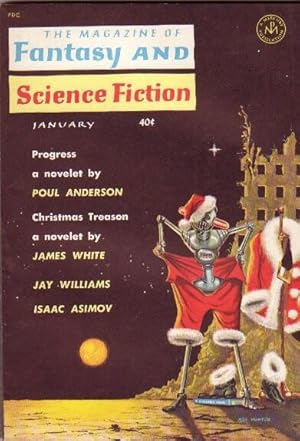 Immagine del venditore per The Magazine of Fantasy and Science Fiction January 1962, Christmas Treason, A Time to Keep, Interplanetary Sex, The Deer Park, Please Stand By, Prelude to a Long Walk, Progress venduto da Nessa Books