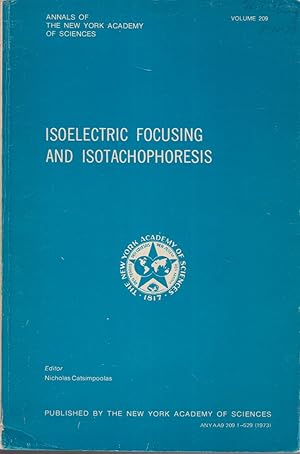 Immagine del venditore per Isoelectric Focusing And Isotachophoresis venduto da Jonathan Grobe Books