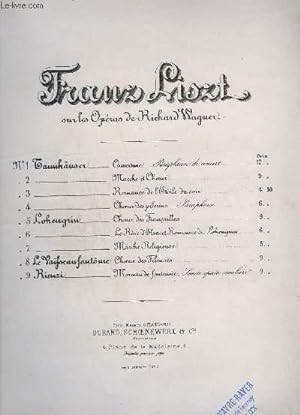 Bild des Verkufers fr CHOEURS DES PELERINS - N 4 - PIANO. zum Verkauf von Le-Livre