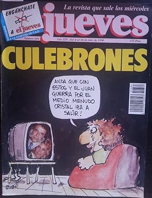 EL JUEVES Nº 684. CULEBRONES. JULIO 1990.