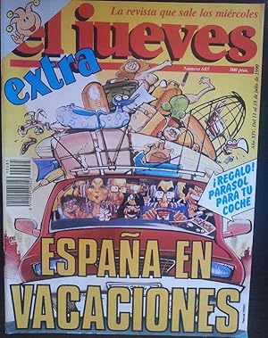 EL JUEVES Nº 685. EXTRA. ESPAÑA EN VACACIONES. JULIO 1990.