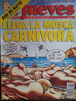 EL JUEVES Nº 675. LLEGA LA MOSCA CARNIVORA. MAYO 1990.