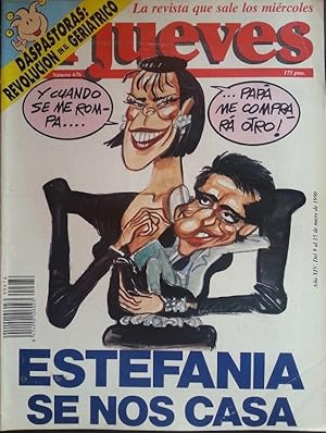 EL JUEVES Nº 676. ESTEFANIA SE NOS CASA. MAYO 1990.