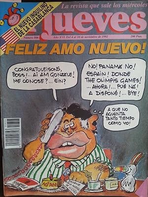EL JUEVES Nº 806. FELIZ AMO NUEVO!. NOVIEMBRE 1992.