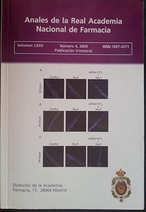 ANALES DE LA REAL ACADEMIA NACIONAL DE FARMACIA. VOLUMEN LXXV. NUMERO 4, 2009.