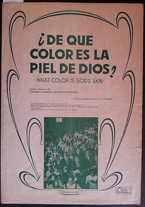 ¿DE QUE COLOR ES LA PIEL DE DIOS?