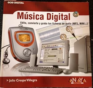 Bild des Verkufers fr MUSICA DIGITAL. EDITA. CONVIERTE Y GRABA TUS FICHEROS DE AUDIO (MP3, WAV ). zum Verkauf von Libreria Lopez de Araujo