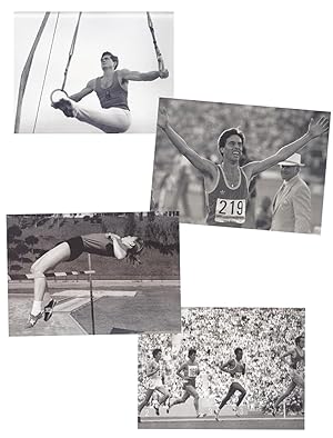 Imagen del vendedor de ATLETISMO- 4 LAMINAS AGENCIA EFE en B/N (1959 Joaqun Blume en Austria/1972 Mariano Haro JJ.OO.Munich/1972 Sagrario Aguado salto de altura/1984 Jos Manuel Abascal JJ.OO. Los Angeles) a la venta por CALLE 59  Libros