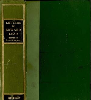 Imagen del vendedor de Letters of Edward Lear : Author of "The Book of Nonsense," to Chichester Fortescue, Lord Carlingford, and Frances, Countess Waldegrave a la venta por Joseph Valles - Books