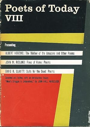 Bild des Verkufers fr POETS OF TODAY VIII (8): Fires of Home, The Mother of the Amazons, and Suits for the Dead. zum Verkauf von Bookfever, IOBA  (Volk & Iiams)