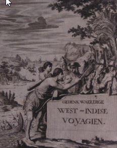 Bild des Verkufers fr De gedenkwaardige West-Indise voyagien, gedaan door Christoffel Columbus, Americus Vesputius en Lodewijck Hennepin. Behelzende een naaukeurige en waarachtige beschrijving der eerste en laatste Americaanse ontdekkingen. Mitsgaders een getrouw en aenmerkelijk verhaal van de Opperhoofden der Spanjaarden onderlinge oneenigheden doenmaals in America, als ook de onmenschelijke wreedheden door haer aen d'Indianen gepleegd. In't Italiaans beschreeven . nu eerst getrouwelijk vertaald. zum Verkauf von Gert Jan Bestebreurtje Rare Books (ILAB)