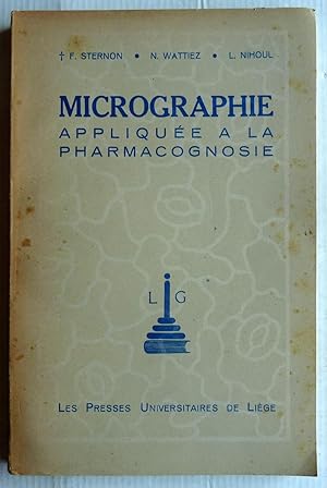 Micrographie appliquée à la pharmacognosie